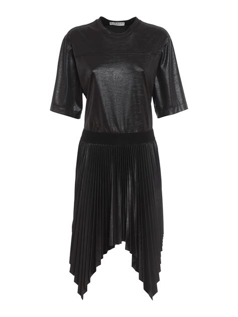 givenchy black white dress|givenchy pleated dress.